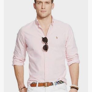 Ralph Lauren Men 16.5 35 Oxford Button Front Shirt